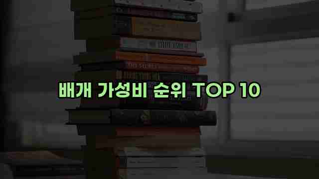 배개 가성비 순위 TOP 10