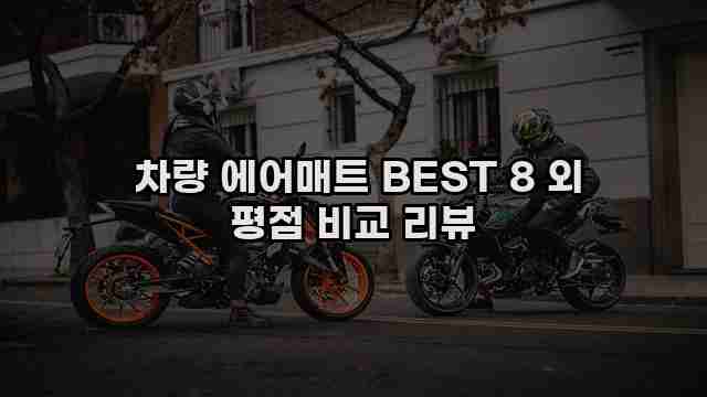  차량 에어매트 BEST 8 외 평점 비교 리뷰