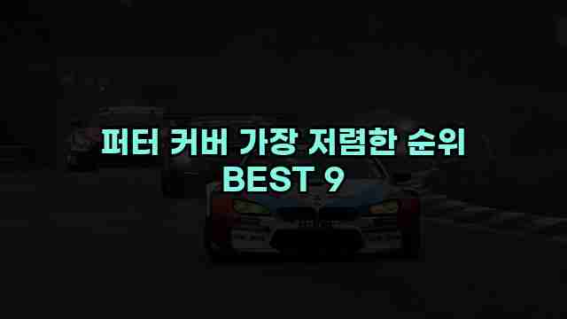 퍼터 커버 가장 저렴한 순위 BEST 9