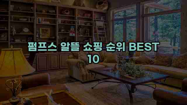 펌프스 알뜰 쇼핑 순위 BEST 10