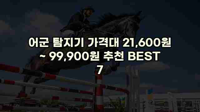 어군 탐지기 가격대 21,600원 ~ 99,900원 추천 BEST 7