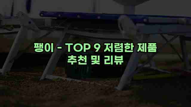 팽이 - TOP 9 저렴한 제품 추천 및 리뷰