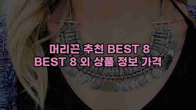  머리끈 추천 BEST 8 BEST 8 외 상품 정보 가격