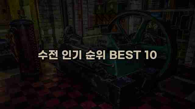 수전 인기 순위 BEST 10