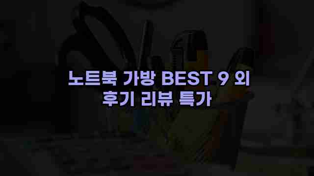  노트북 가방 BEST 9 외 후기 리뷰 특가