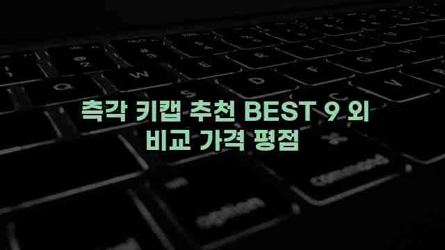  측각 키캡 추천 BEST 9 외 비교 가격 평점