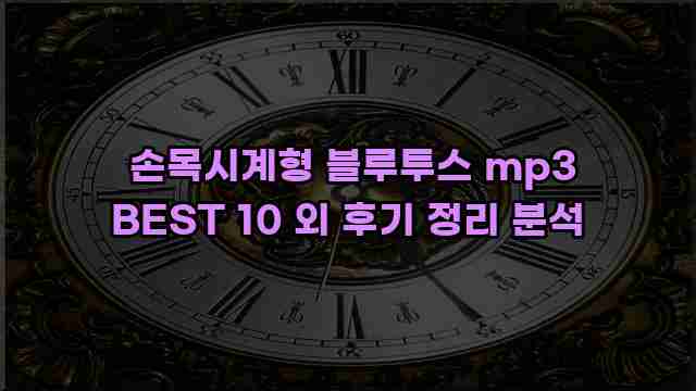  손목시계형 블루투스 mp3 BEST 10 외 후기 정리 분석