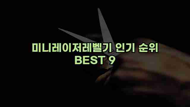 미니레이저레벨기 인기 순위 BEST 9