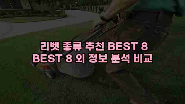  리벳 종류 추천 BEST 8 BEST 8 외 정보 분석 비교