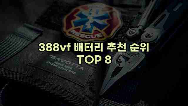 388vf 배터리 추천 순위 TOP 8