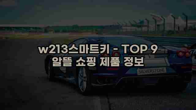 w213스마트키 - TOP 9 알뜰 쇼핑 제품 정보