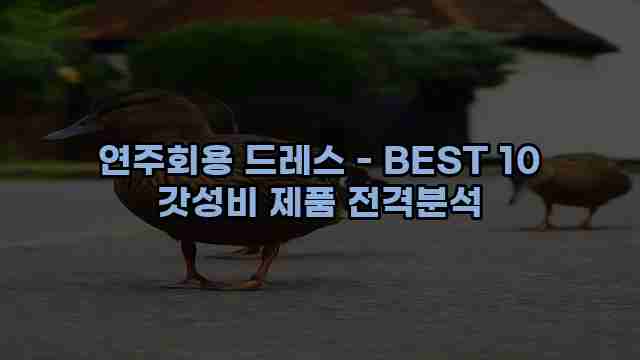연주회용 드레스 - BEST 10 갓성비 제품 전격분석 1 1 연주회용 드레스 - BEST 10 갓성비 제품 전격분석