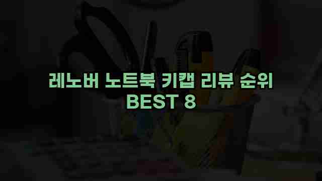 레노버 노트북 키캡 리뷰 순위 BEST 8