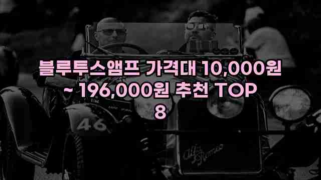 블루투스앰프 가격대 10,000원 ~ 196,000원 추천 TOP 8