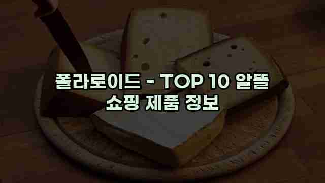 폴라로이드 - TOP 10 알뜰 쇼핑 제품 정보