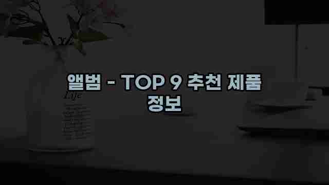 앨범 - TOP 9 추천 제품 정보