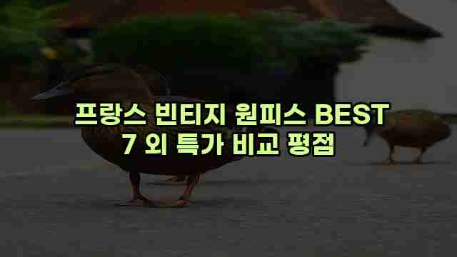  프랑스 빈티지 원피스 BEST 7 외 특가 비교 평점