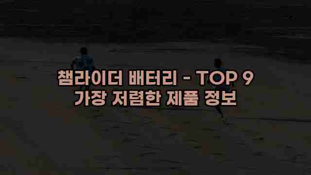 챔라이더 배터리 - TOP 9 가장 저렴한 제품 정보 1 1 챔라이더 배터리 - TOP 9 가장 저렴한 제품 정보
