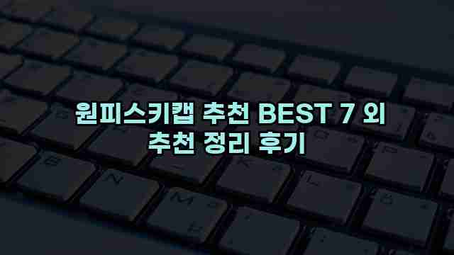 원피스키캡 추천 BEST 7 외 추천 정리 후기 1 1 원피스키캡 추천 BEST 7 외 추천 정리 후기