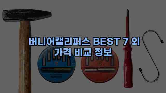  버니어캘리퍼스 BEST 7 외 가격 비교 정보