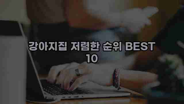 강아지집 저렴한 순위 BEST 10