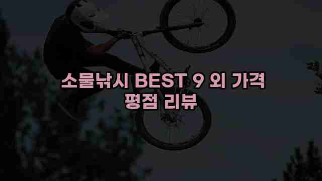  소물낚시 BEST 9 외 가격 평점 리뷰