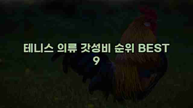테니스 의류 갓성비 순위 BEST 9 1 1 테니스 의류 갓성비 순위 BEST 9