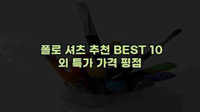  폴로 셔츠 추천 BEST 10 외 특가 가격 평점