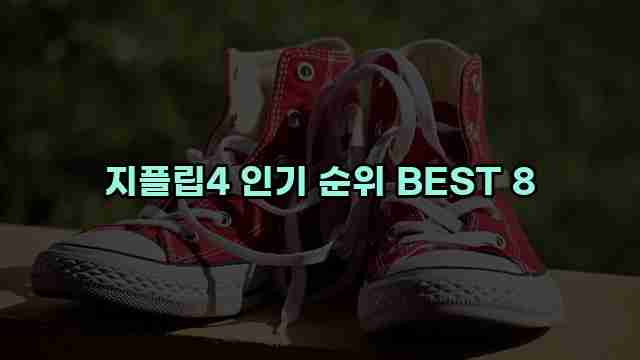 지플립4 인기 순위 BEST 8