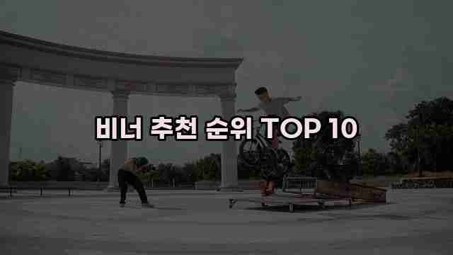 비너 추천 순위 TOP 10