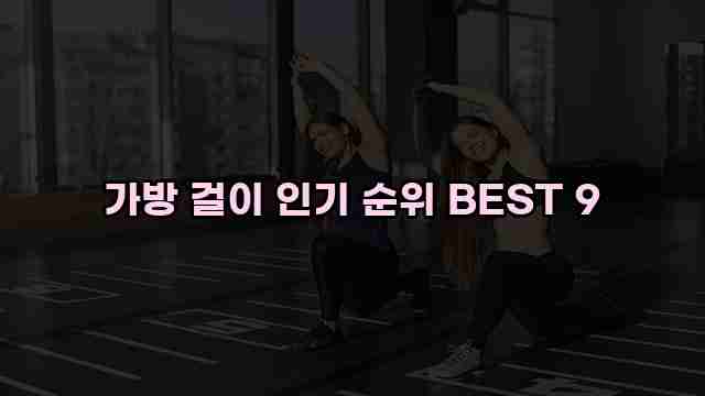 가방 걸이 인기 순위 BEST 9