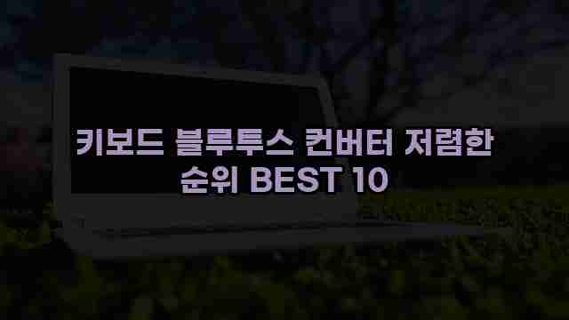 키보드 블루투스 컨버터 저렴한 순위 BEST 10