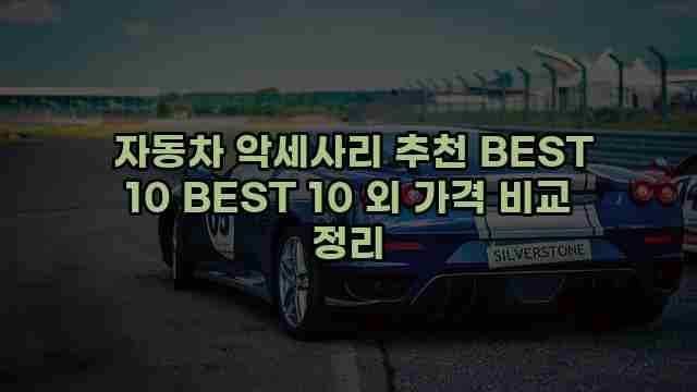  자동차 악세사리 추천 BEST 10 BEST 10 외 가격 비교 정리