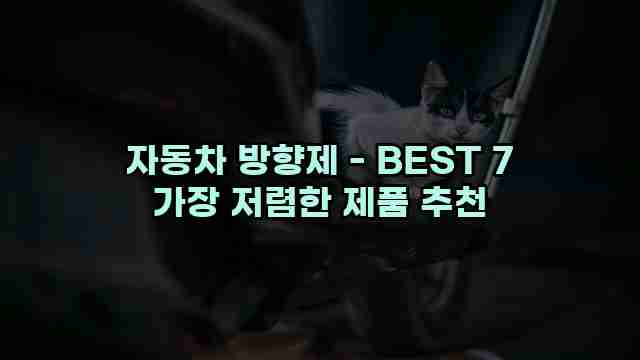 자동차 방향제 - BEST 7 가장 저렴한 제품 추천