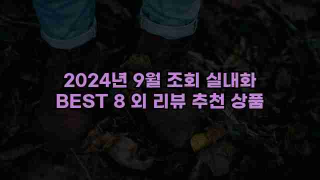 2024년 9월 조회 실내화 BEST 8 외 리뷰 추천 상품