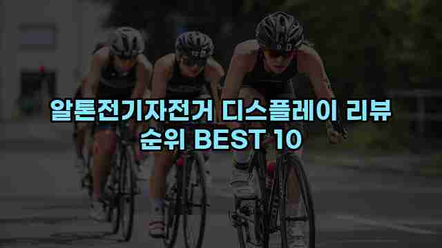 알톤전기자전거 디스플레이 리뷰 순위 BEST 10