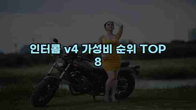 인터콤 v4 가성비 순위 TOP 8