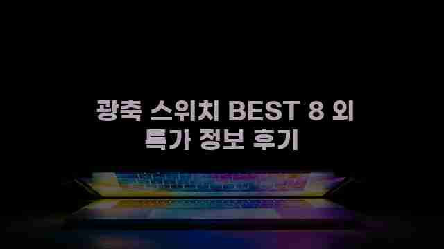  광축 스위치 BEST 8 외 특가 정보 후기