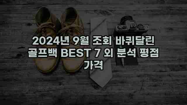 2024년 9월 조회 바퀴달린 골프백 BEST 7 외 분석 평점 가격