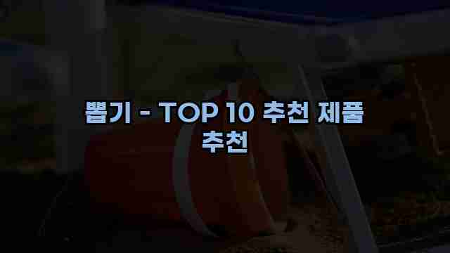 뽑기 - TOP 10 추천 제품 추천