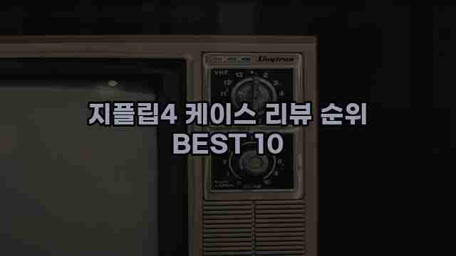 지플립4 케이스 리뷰 순위 BEST 10