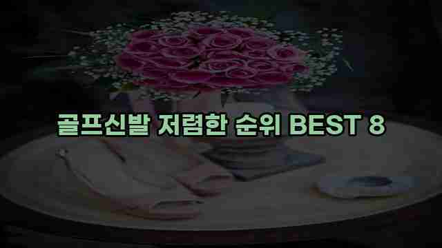 골프신발 저렴한 순위 BEST 8