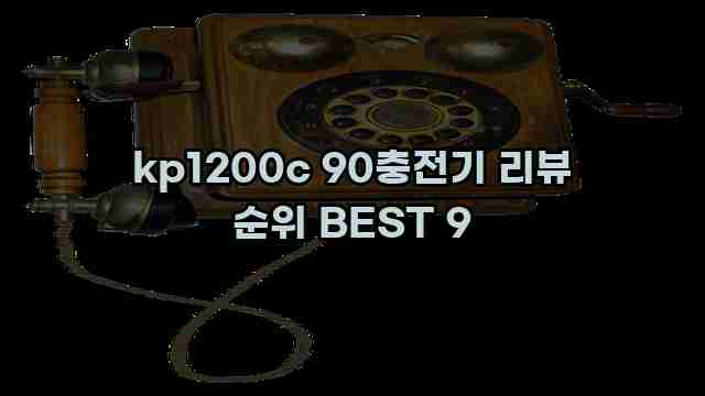 kp1200c 90충전기 리뷰 순위 BEST 9