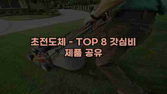 초전도체 - TOP 8 갓심비 제품 공유 1 1 초전도체 - TOP 8 갓심비 제품 공유