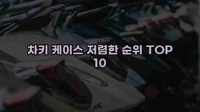 차키 케이스 저렴한 순위 TOP 10