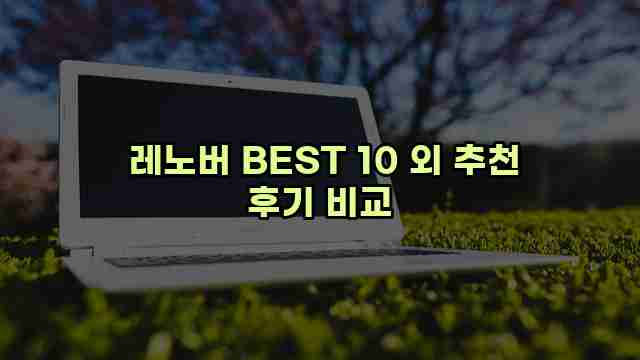  레노버 BEST 10 외 추천 후기 비교