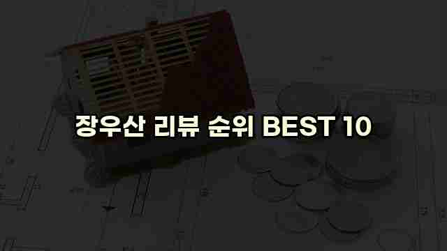 장우산 리뷰 순위 BEST 10