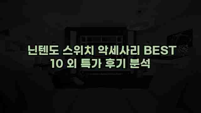  닌텐도 스위치 악세사리 BEST 10 외 특가 후기 분석