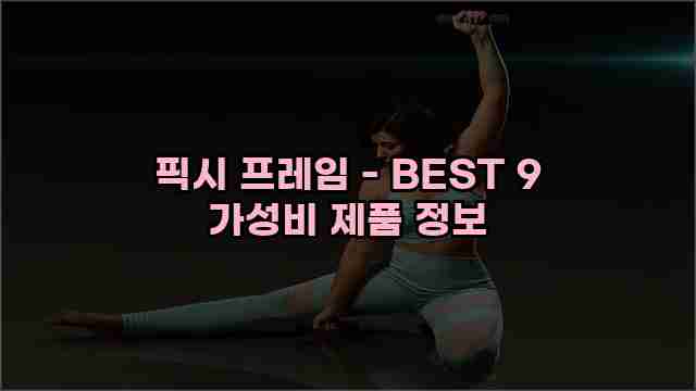 픽시 프레임 - BEST 9 가성비 제품 정보