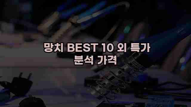  망치 BEST 10 외 특가 분석 가격